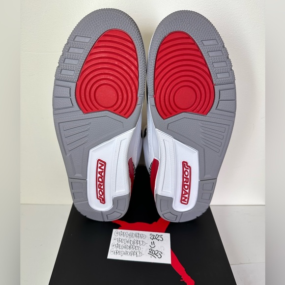 NWT 2018 JORDAN 3 RETRO HALL OF FAME “KATRINA” MENS SZ 10 DEADSTOCK OG ALL - Picture 10 of 16